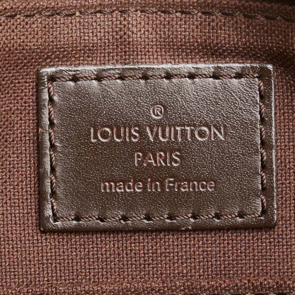 LOUIS VUITTON Authentic Brown Damier Leather Pochette Shoulder Bag - Picture 6 of 8